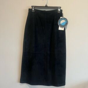 Black Leather Skirt size 10